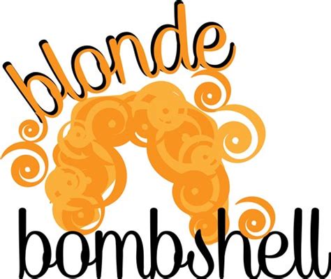 Blonde Bombshell Svg File Print Art Svg And Print Art At