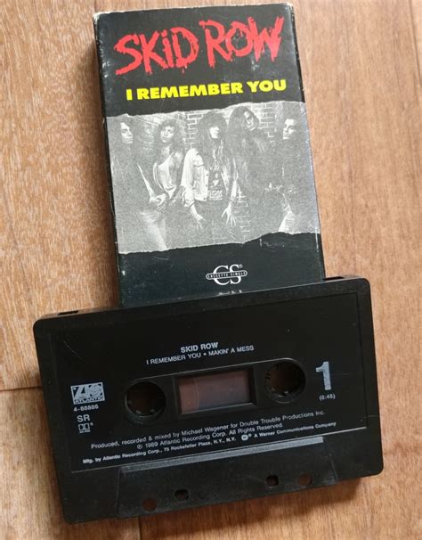 Skid Row I Remember You Cassette Photo Metal Kingdom