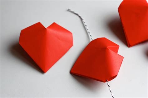 Origami 3d Heart Origami Instructions Art And Craft Ideas