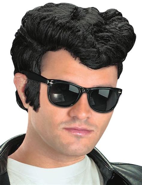 Greaser Grease 50s Danny T Bird Rock And Roll Men Costume Wig Costume