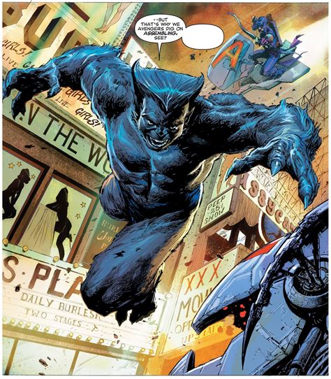Beast By Jerome Opena Comic Book Characters Comic Character Marvel