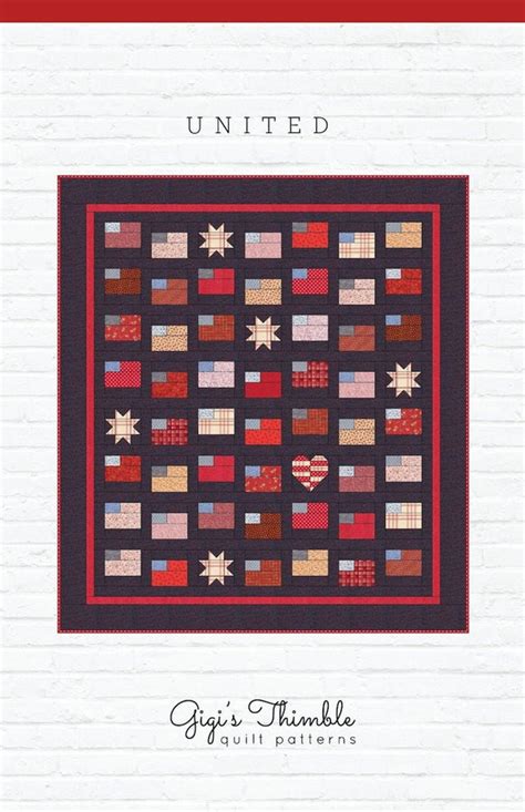 United Quilt Printed Pattern Only Gigis Thimble By Amber Johnson Gt 7