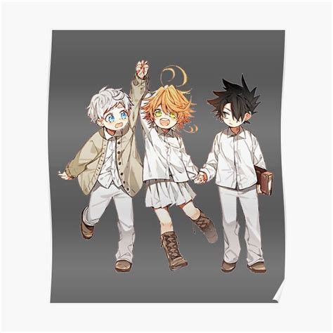 The Promised Neverland Poster For Sale By Medouahyb Redbubble
