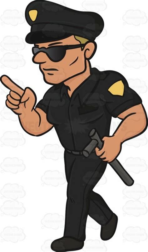 Download High Quality Police Officer Clipart Angry Policeman