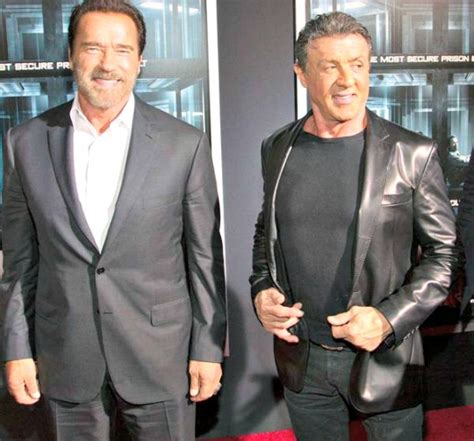 Sylvester stallone hulk hogan put three guys in the. We Couldn't be in Same Room: Stallone On Schwarzenegger ...
