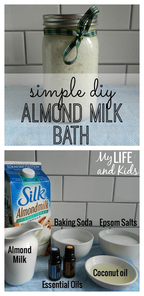 Simple Diy Almond Milk Bath My Life And Kids