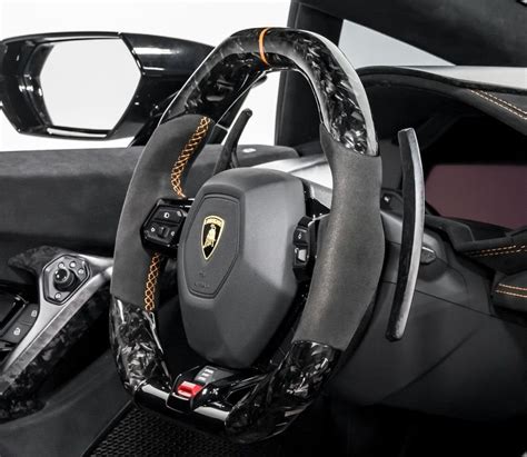 2014 24 Lamborghini Huracan Custom Carbon Fiber Steering Wheel Next