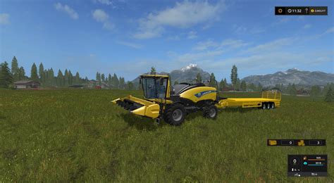 New Holland Power Baler 540 And Autoloader V10 Ls 17 Farming Simulator