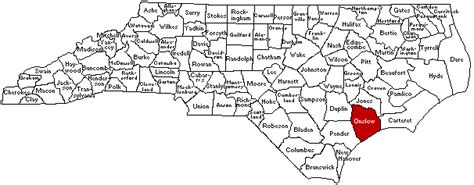 North Carolina Counties Onslow County Nc