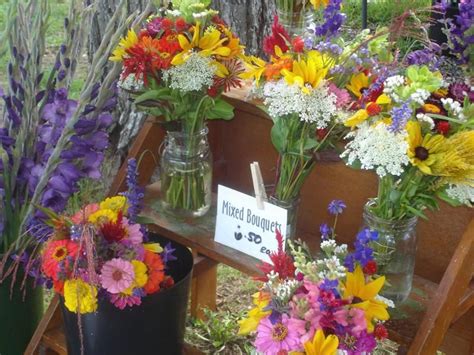 Country's oldest continually operated public farmers' market. ball jars | Farmers market flowers, Flower farm, Flower farmer