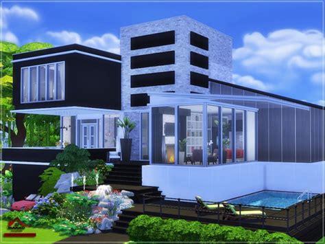 Makro Modern House By Marychabb At Tsr Sims 4 Updates