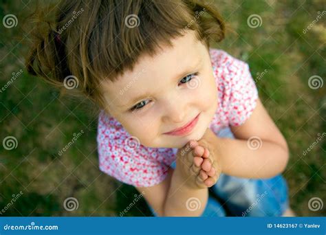 Cute Little Girl Praying Stock Image Image Of Believe 14623167