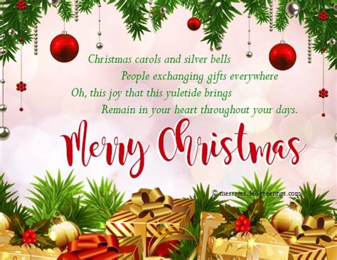 And may the year ahead be full of contentment. Christmas Greetings Messages - 365greetings.com
