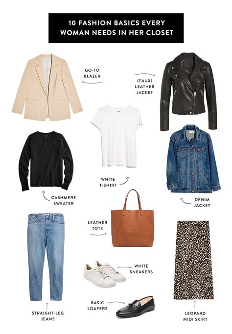 10 fashion basics every woman needs the everygirl