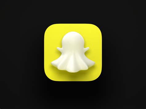 Snapchat 3d App Icon Mobile App Icon Snapchat Icon