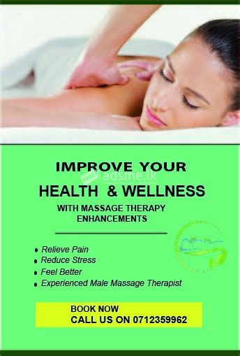 Home Visit Massage Therapist Kadawatha Adsmelk