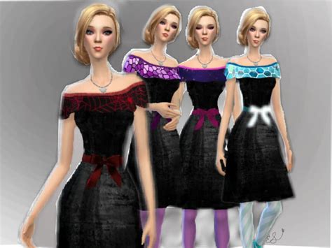 The Sims Resource Gothic Party Dress