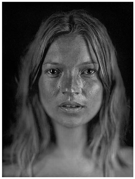 Chuck Close Kate Moss 2005 Daguerreotype Chuck Close Portrait
