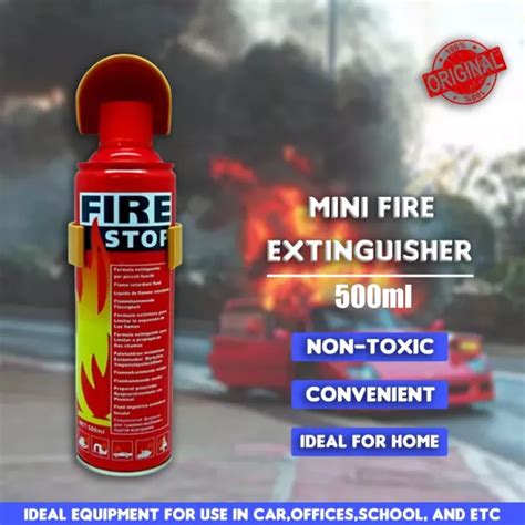 Original Portable Mini Car Stop Fire Extinguisher 500ml 1000ml Special