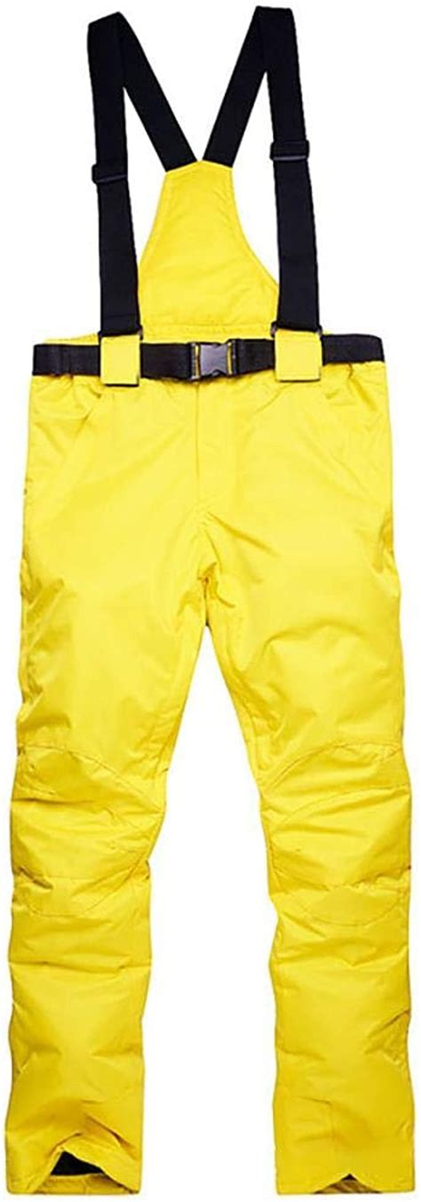 Womens Girls Removable Suspenders Insulated Ski Snow Pants