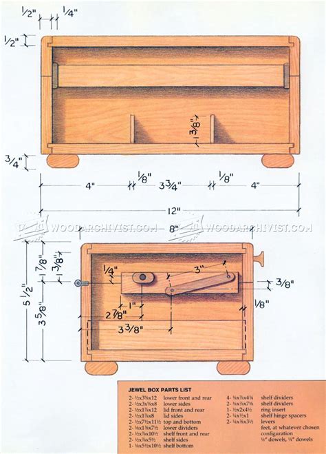 Your order will come with a return form with convenient instructions, or you may send your returns directly to returns department, rockler woodworking and. Wooden Jewelry Box Plans • WoodArchivist