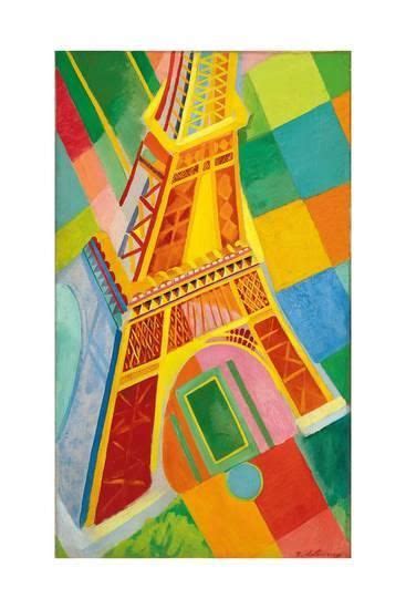 Eiffel Tower 1926 Giclee Print By Robert Delaunay At
