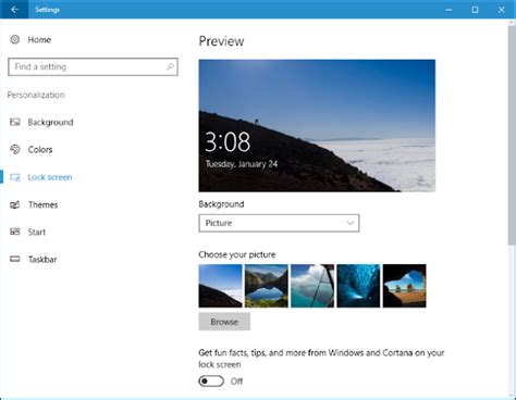 Privacy App How To Customize The Lock Screen On Windows 8 Or 10