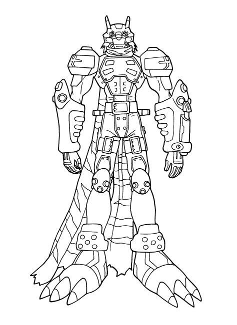 Download 196+ Digimon Attack For Kids Printable Free Coloring Pages PNG