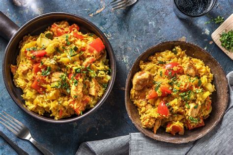 Snelle Rijstschotel Met Kip En Groenten Recept Hellofresh Recept