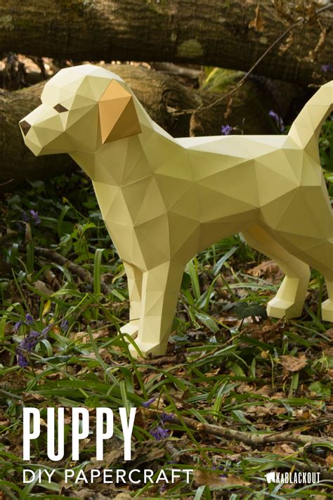 Dog Papercraft Template Free Printable Templates
