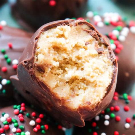 Christmas Peanut Butter Balls Recipe Savor Savvy