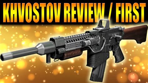 We did not find results for: Destiny Rise of Iron: The Exotic Khvostov 7G-0X! (How You'll Get it & Weapon Review) - YouTube