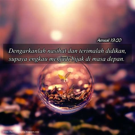 Kumpulan Ayat Emas Alkitab Tentang Masa Depan - Heffri Hutapea Blog