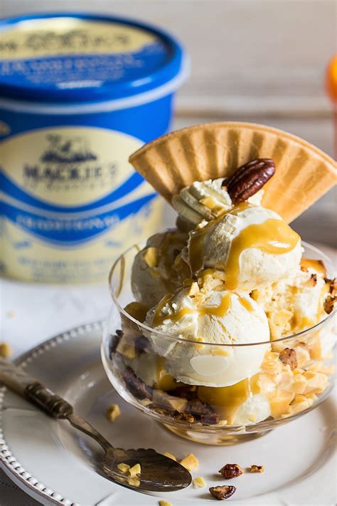 Honeycomb Ice Cream Sundae Recipe - Great British Chefs