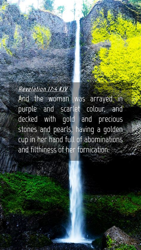Revelation 174 Kjv Mobile Phone Wallpaper And The Woman Was Arrayed
