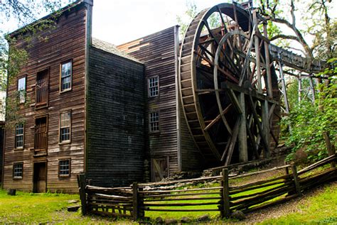 Wide Angle Bale Historic Grist Mill Calistoga Napa County California