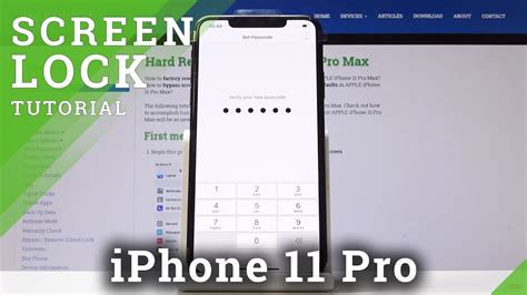 Fix iphone silent switch not working and recover the silent / mute button on your iphone that wont ring or can't switch in ring mode. How to Add Passcode in iPhone 11 Pro - Set Up Screen Lock ...