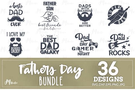 Fathers Day Svg Bundle 96451 Cut Files Design Bundles