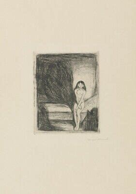 Puberty Edvard Munch Expressionism Symbolism Art Poster