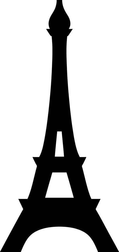 Eiffel Tower Outline Clipart Best