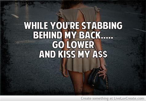 Quotes About Being Stabbed In The Back Quotesgram