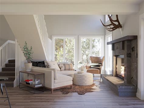 Scandinavian Industrial Eclectic Ideas For A Living Room By Robyn Havenly