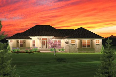 2 Bedroom Hip Roof Ranch Home Plan 89825ah Architectural Designs