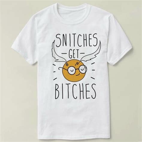 Snitches Get Bitches Men Clothes Short Sleeve Slim Fit T Shirt Men T Shirt Casual T Shirts Zl In