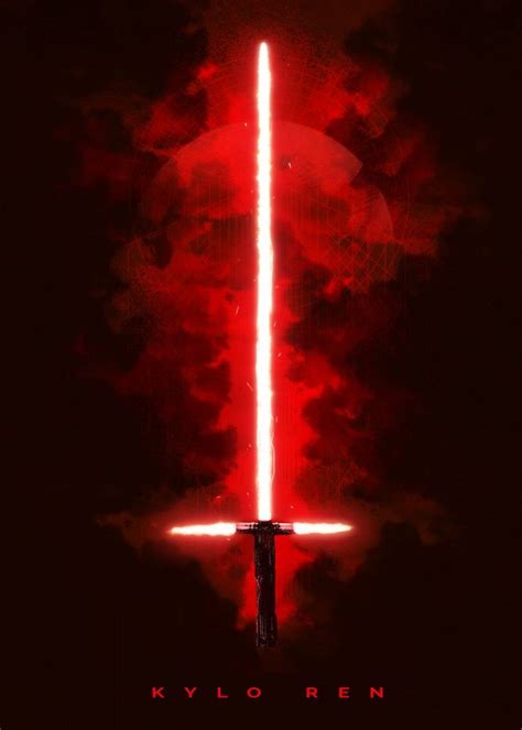 Kylo Ren Poster By Star Wars Displate Star Wars Wallpaper Star