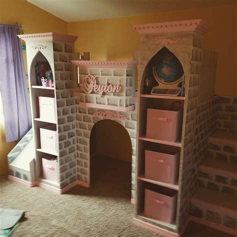 Choose from free loft bed plans and other free woodworking plans. Castle loft bed | Ana White