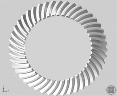 Establishment Of Reverse Engineering Model Of Spiral Bevel Gear Zhy Gear