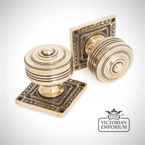 This style of period door handle were very popular in the victo. Decorative door handles and knobs - Door Knobs