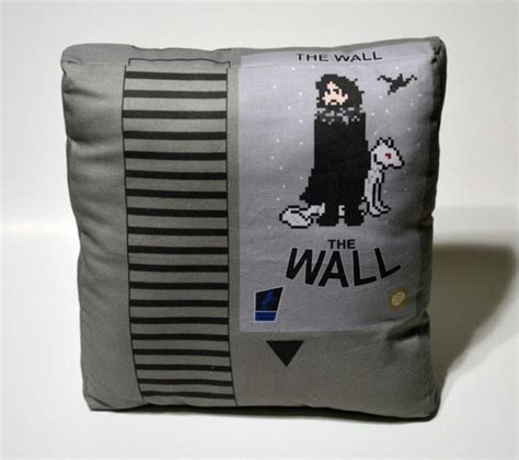 80s Retro Video Gaming Cartridge Pillow The Wall By Nerdpillo