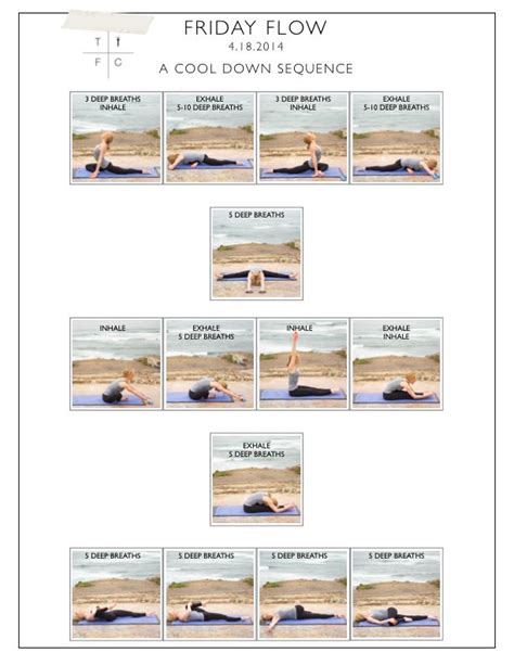 Yoga Cool Down Sequence Yoga Sequences Yoga Flow Yoga